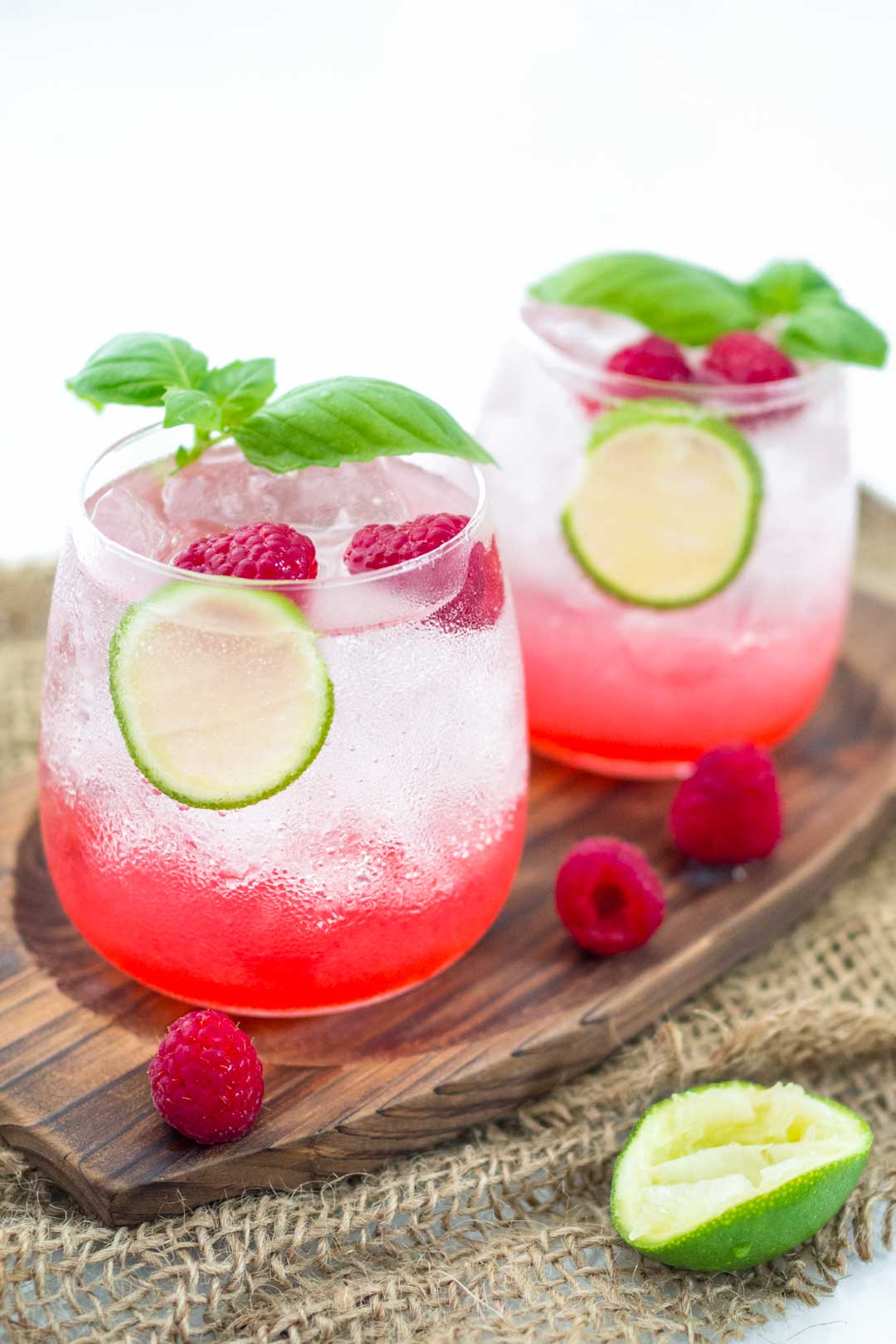 Raspberry Lime Vodka Cocktail 1 