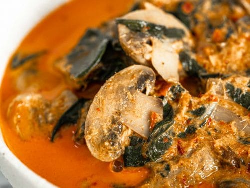 Thai mushroom hot sale curry